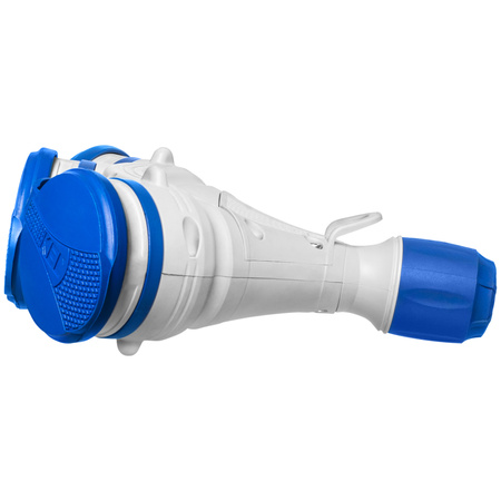 Dreifach-Steckdose Schuko IP44 3×2P+E 16A Grau-Blau 250V GN-X3/44S EXTREM W-01165