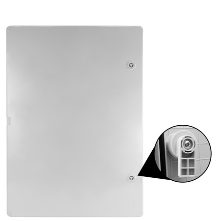 Leergehäuse mit Tür 600x800x260mm Schaltschrank Aufputz Verteilerschrank IP65 IK10 TP Electric 3310-580-0600