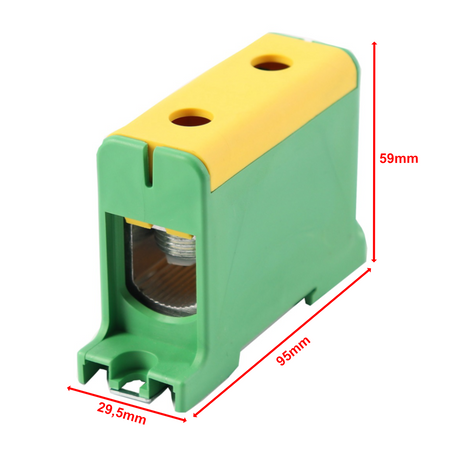 Hauptleitungsklemme Anschlussklemme ETB 150/1 Al/Cu Universalklemme elektroinstallation 2 Löcher Elektro Becov UK1150.24