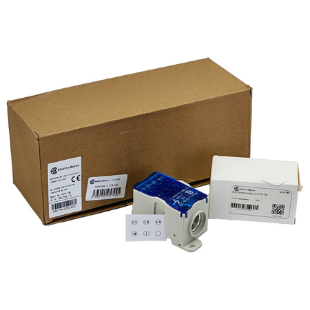 Verteilerblock LK DTB 185 Klemmblöcke mit Schraubanschluss Verteilung Block Elektro Becov ULK185