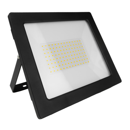 LED Außenstrahler mit Bewegungsmelder 100W GTV Flutlicht schwarz IP65 Außenwandstrahler 8000lm GT-GCX100W-40