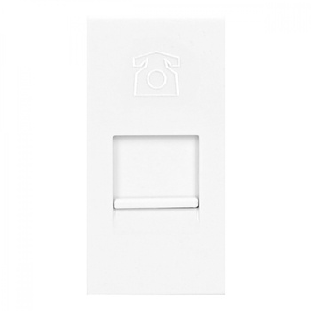 NOEN RJ11, 22,5x45mm modulare Telefonbuchse RJ11, weiß OR-GM-9010/W/RJ11