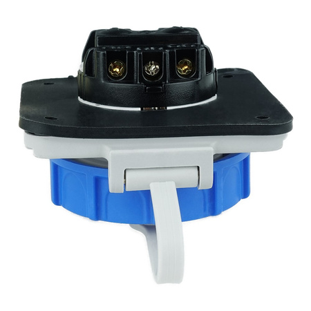 Hermetische Steckdose Schuko Einbausteckdose 230V IP68 3101-375-0900