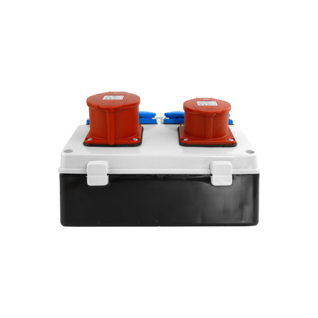 Baustromverteiler CEE 32A 16A TGD-S/FI 4x230V Stromverteiler Wandverteiler Doktorvolt DV-5541-D