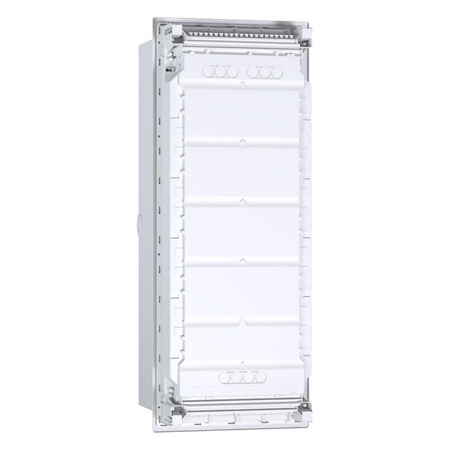 Verteilerschrank Unterputz Sicherunngskasten 5 Reihen 60 Modulen Verteilerkasten Kleinverteiler weiß Hager Volta 5x12 VU60NC