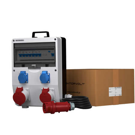 Stromverteiler ECO-S/FI 1x32A 1x16A 2x230V SKH 5x4mm2 Doktorvolt DV-9757-D