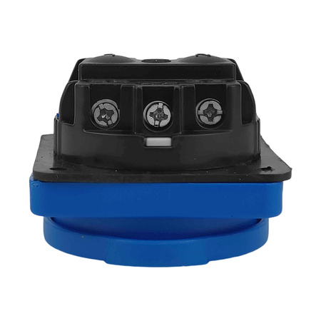 Einbausteckdose 230V 16A IP54 Steckdose Anbausteckdsoe blau französisches System TpE 3101-326-0900