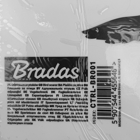 Vogelabwehr Bradas Vogelschutz Fensteraufkleber 9x10 Blätter 90 Stück CTRL-BR001
