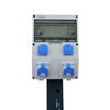 Campingverteiler Campingsäule auf Ständer TD-CAMP FI/LS 2x16A/3P 2x230V DV-1703-D