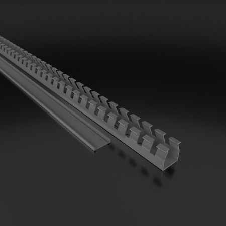 Verdrahtungskanal Kabelkanal mit Deckel Länge 1m Installationskanal verschiedene Größen Wahl 0111 0128 0579 0654 E164