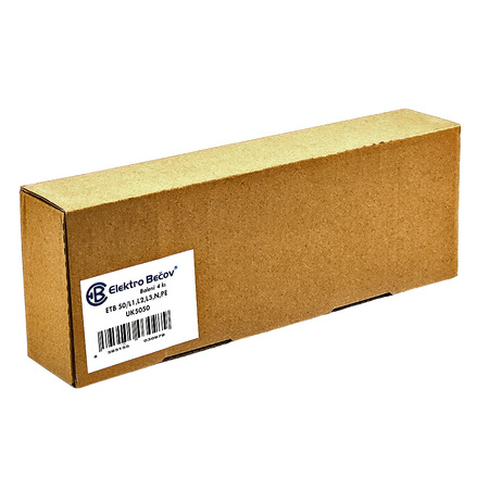 Hauptleitungsklemme Anschlussklemme ETB 50/1x5 (L1,L2,L3,N,PE) Al/Cu Universalklemme 10 Löcher Elektro Becov UK5050