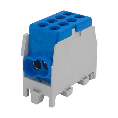 Hauptleitungsklemme Abzweigklemme HLAK 25-1/2/25 M2 blau Klemmblock Verteilerklemme 1P 1,5-25 mm2 Pollmann 208 2080189