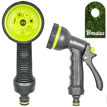 Gartenbrause 7-funktionsbrause Sprühpistole Spritzpistole LIME LINE SOFT BRADAS LE-5102