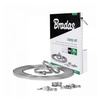 Bradas Schlauchschellen W2 aus Edelstahl 30m Band einstellbar mit 50 Befestigungselementen für Befestigung von Schläuchen OACW2 30/9 CARTBOX