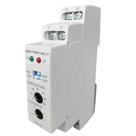 ELKO Thermostat zur Temperaturüberwachung und -regelung im Bereich von 0 bis +60 °C einstufig TER-3D