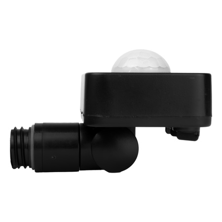 LED Außenstrahler mit Bewegungsmelder 10W GTV Flutlicht schwarz IP65 Außenwandstrahler 1000lm GT-GCR10W-64