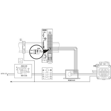 Differenzstromüberwachung EV-RCM-6DC-WAT 0669