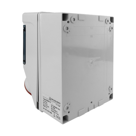 Stromverteiler 16A 2x230V CEE LS FI-Schalter Baustromverteiler Schuko Walther Werke 6920117