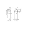 Positionsschalter mit Stößel 1NC/1NO Endschalter Grenztaster Positionstaster MVGK-110 XBS 2003