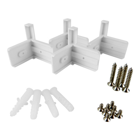 Rahmen für LED Panel KING Aufputz weiß 60x60cm Aufbaurahmen GTV RM-KNG60X60-00