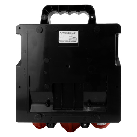 Baustromverteiler 16A 32A 4x230V FI-Schalter LS-Schalter Stromverteiler mit CEE-Stecker Doktorvolt TR-S/FI DV-5305-D