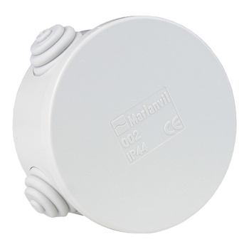 Runde Abzweigsdose mit Drosseln IP44 Ø 80x40 M-L 002