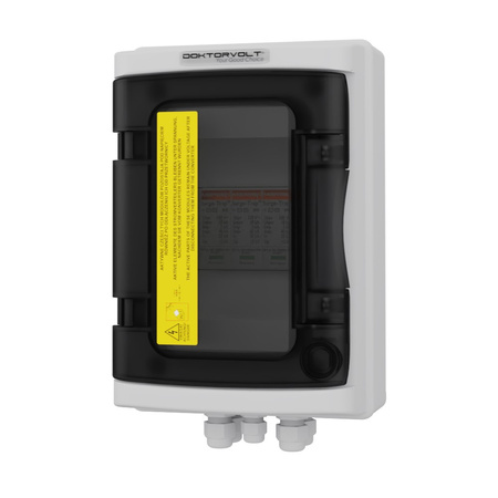 Solar Anschlusskasten PV DC 1000V 1x T1 T2 Mersen 1-String PG Doktorvolt DV-4395-FOT