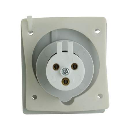 CEE Einbausteckdose schräg 16A 3P 230V IP67 IEG 1632 DV