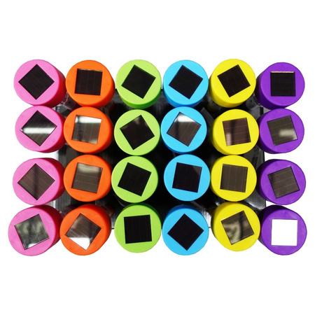 Solarlampe LED Solar-Sticklight 36 0,06W COLOR 6500K bunt Struhm 03939