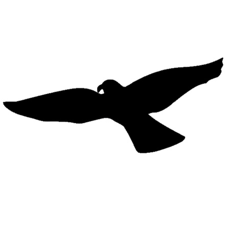 Vogelabwehr Bradas Vogelschutz Fensteraufkleber groß 6X10 Bogen 60 Stück CTRL-BR002