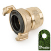 Schnellkupplung Übergangsschlauchstück Schlauchkupplung GEKA 3/4" Messing Klauenkupplung BRADAS BR-GK34