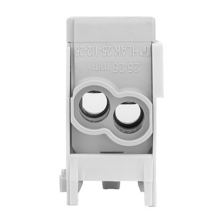 Hauptleitungsklemme Abzweigklemme HLAK 25-1/2/25 M2 grau Klemmblock Verteilerklemme 1P 1,5-25 mm2 Pollmann 2080188