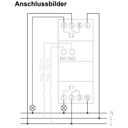 Theben SELEKTA 170 top3 1-Kanal Astro-Zeitschaltuhr mit App-Programmierung TH-1720130