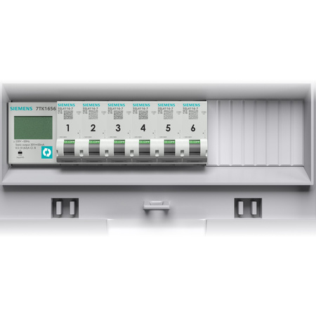 Stromverteiler pTD-S 6x230V 1P Stromzähler SIEMENS und MENNEKES Doktorvolt DV-4814-D