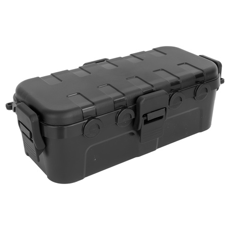 Kabelbox wasserdicht 29x13,2x10cm außen Kabelkasten für Verlängerungskabel, Steckdosenleisten große Elektrobox 6 Durchlässe Garten Organizer Schwarz Camping Box für Weihnachtsbaumbeleuchtung DV-6654 Doktorvolt