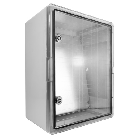 Leergehäuse mit transparenter Tür 350x500x190mm Schaltschrank Aufputz Verteilerschrank IP65 IK10 TP Electric 3310-530-0100