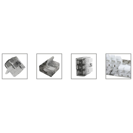 Dosenklemme 4 mm²x2 Verbindungsklemme Bemko 1 Stück 100 Stück 1-E03-P052