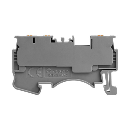 Reihenklemme 1.5mm2 3 Leiter Durchgangsklemme 1P Grau DS1.5-TW-01P-11-00AH