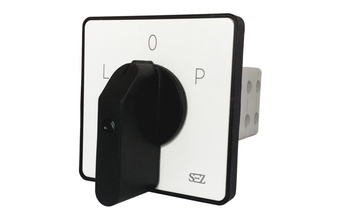 SEZ Nockenschalter 3P 63A L-0-P 500V mit Griff S63 JD 9151 C6