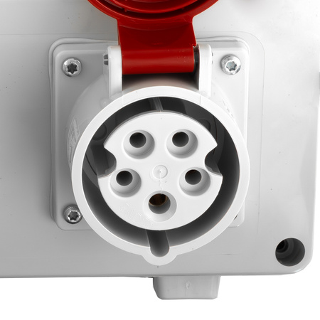 Baustromverteiler Unbestückt TD 63A Stromverteiler 16A 2x230V Mennekes Steckdosen Doktorvolt DV-2244-D