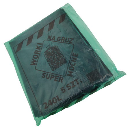 Extra starke Bauschutt- und Bausäcke WOJAFKO 240L reißfest und strapazierfähig DV-248