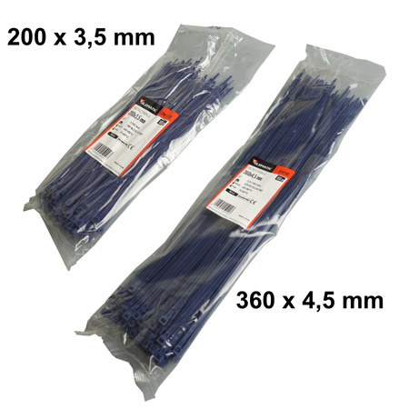 Kabelbinder 200x3,5mm / 360x4,5mm 100 Stück BMBDT2036E