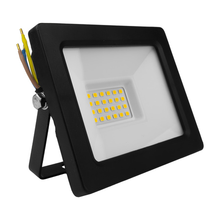 LED Außenstrahler 20W GTV Flutlicht schwarz IP65 Außenwandstrahler 1600lm GT-GCX20W-40