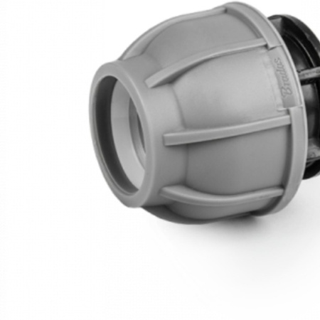 Endkappe für PE Rohre Verschraubung 25mm PN10 BRADAS DSRA10Z25