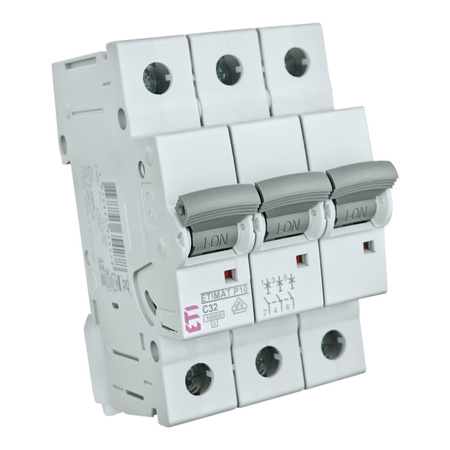 Leitungsschutzschalter 3P C32 10kA 3-Phasen-Sicherung Typ S VDE ETI 273231109