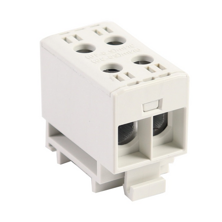 Hauptleitungsklemme Anschlussklemme ETB 35/1x2 Al/Cu Universalklemme elektroinstallation 4 Löcher Elektro Becov UK2035.21