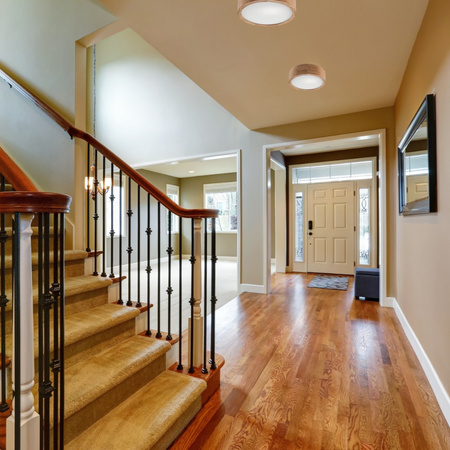 LED Deckenleuchte Lampe Eiche 1-flammig rund 28 cm E27 LD-PD-6.1 DAB