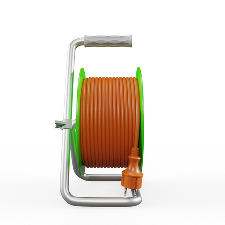 Kabeltrommel 30m 4 Steckdosen 230V 16A Schuko 3680 W W-97529