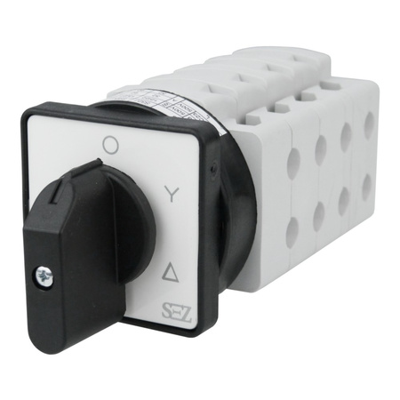 SEZ Nockenschalter 3P 32A 0-Y-Δ Asynchronmotoren m.Griff S32 JD 9551 A6