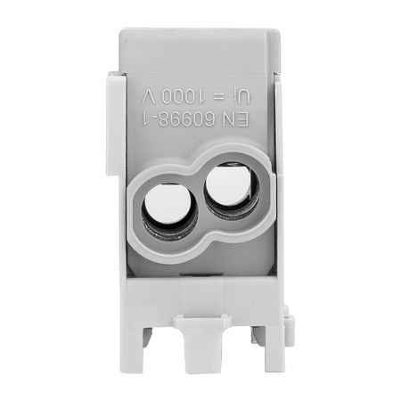 Hauptleitungsklemme Abzweigklemme HLAK 25-1/2/25 M2 grau Klemmblock Verteilerklemme 1P 1,5-25 mm2 Pollmann 2080188